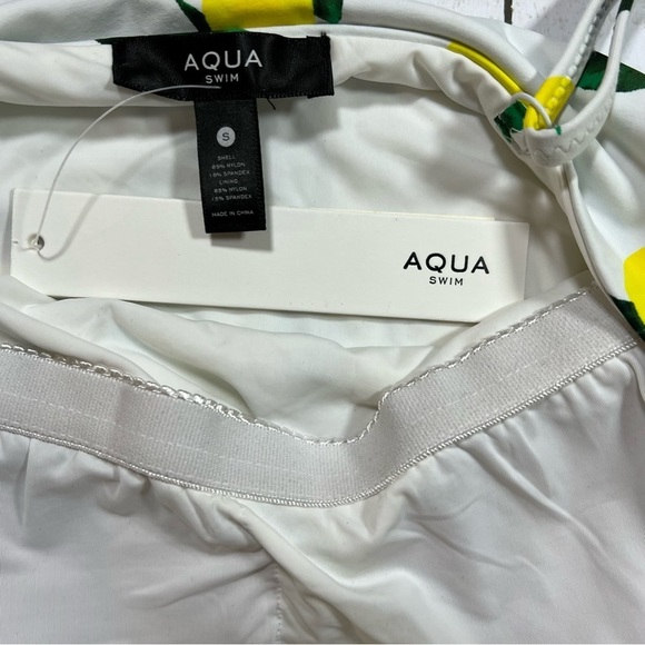 Aqua Swim | Ruffled Lemon Print One Piece Swimsuit | S - Picture 6 of 6